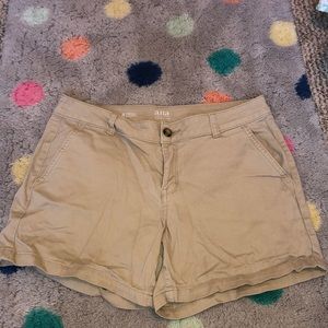 ANA beige shorts.